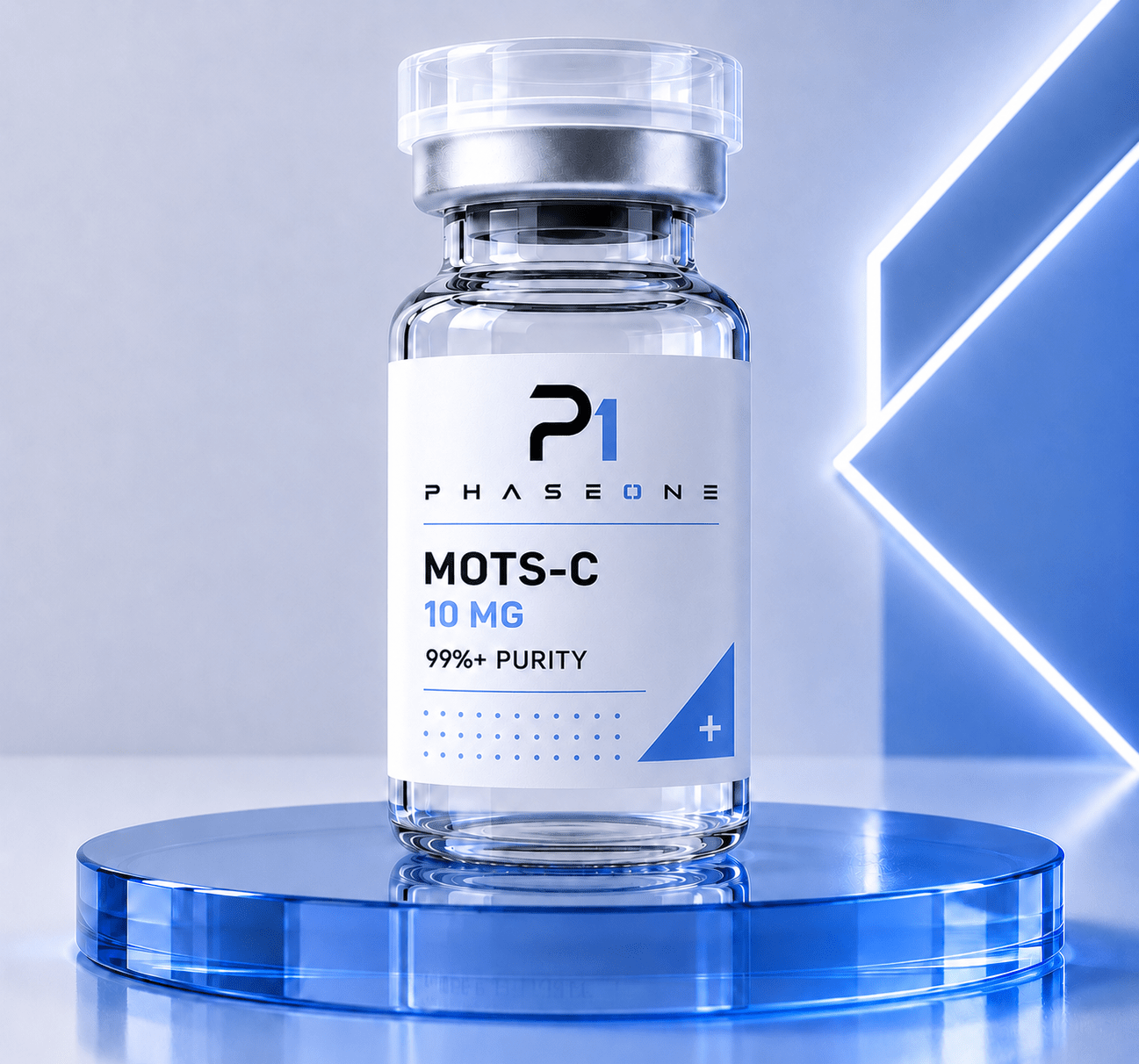 MOTS-C 10mg mitochondrial-derived research peptide vial, lyophilised powder - PhaseOne Australia