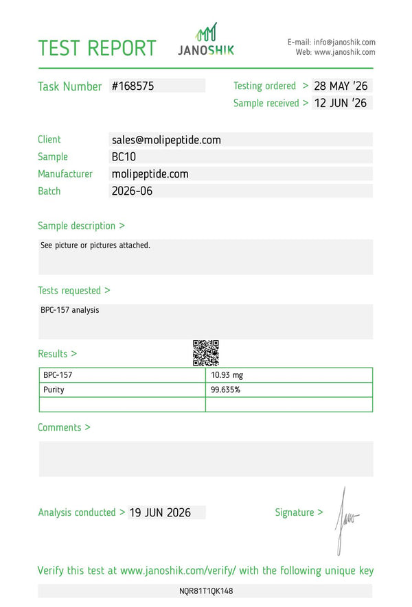 BPC-157 10mg document