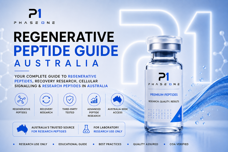 Regenerative Peptides Australia: BPC-157, TB-500 & More