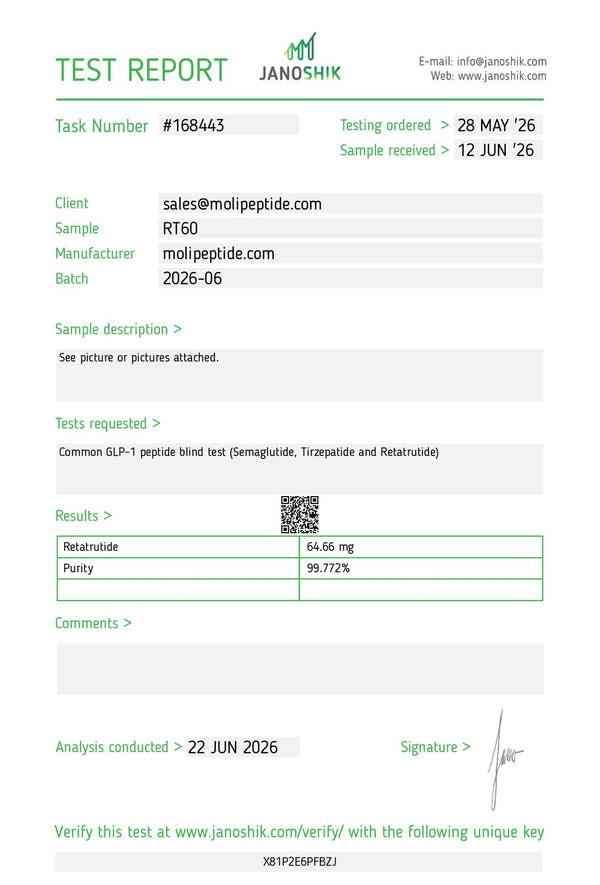 Retatrutide 60mg document