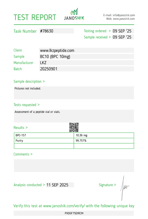 BPC-157 10mg document