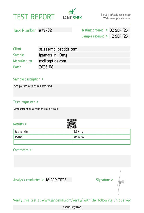 Ipamorelin 10mg document