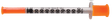 1.0 mL (100 units) syringe